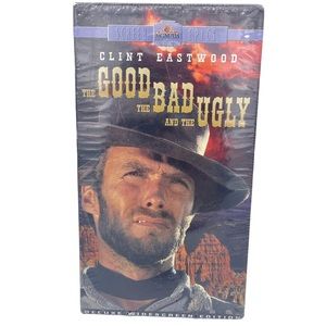 1966 vhs vintage movie The Good The Bad and The Ugly Part1, Part2 Clint Eastwood